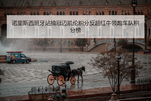 诺里斯西班牙站摘冠迈凯伦积分反超红牛领跑车队积分榜 - yaxin